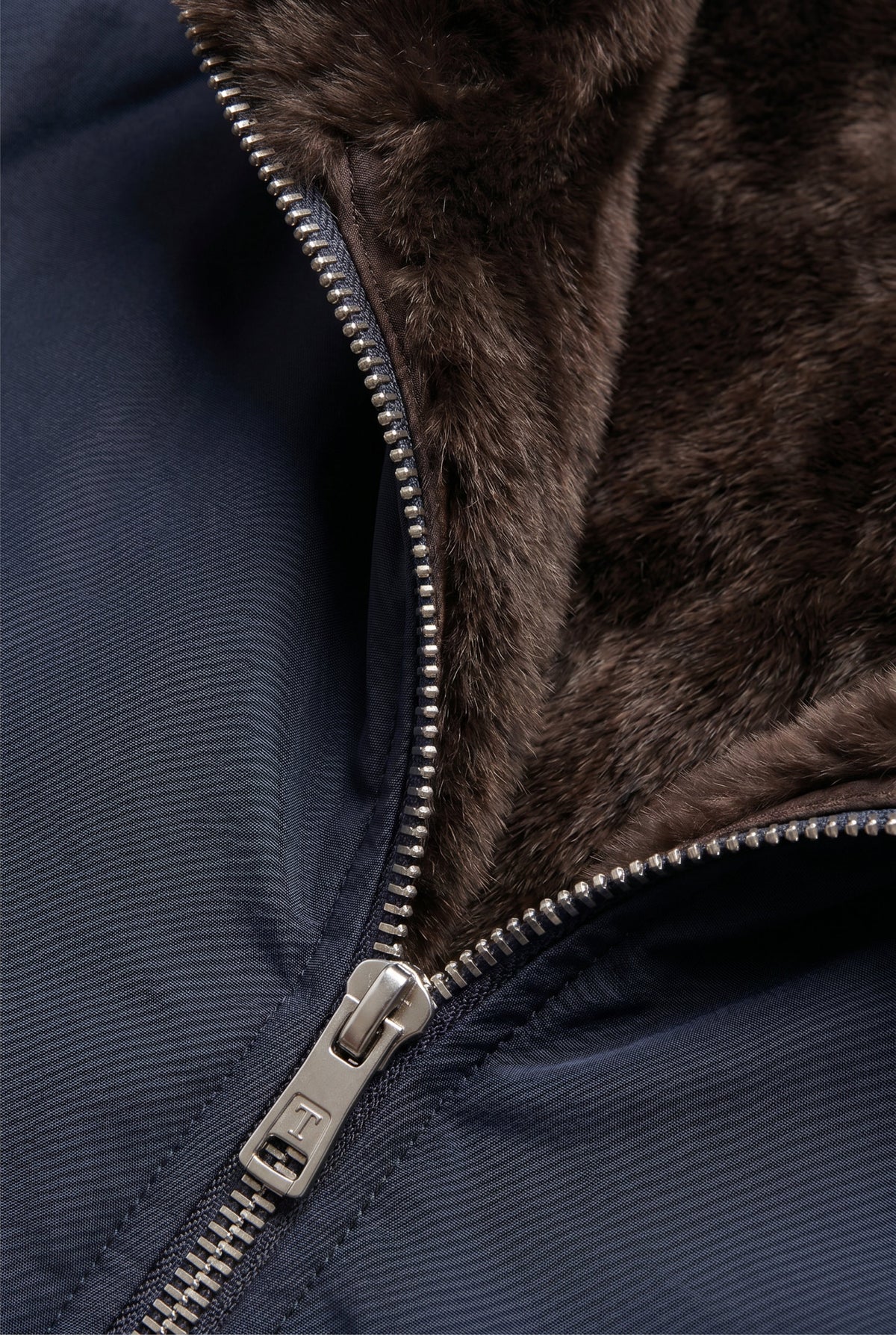 Atelier Outlet Fur Bodywarmer Navy