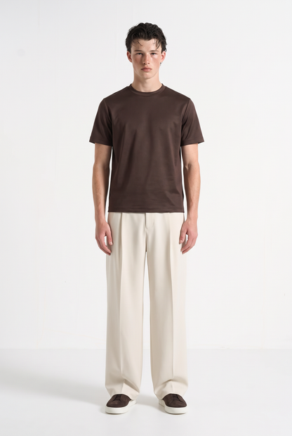 Portofino Wide Leg Trouser Ivory