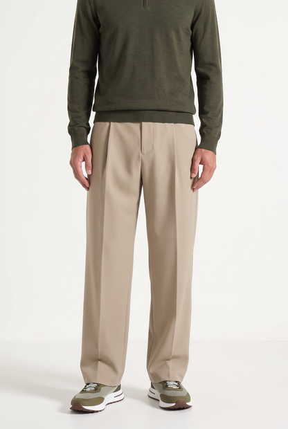 Portofino Wide Leg Trouser Sand
