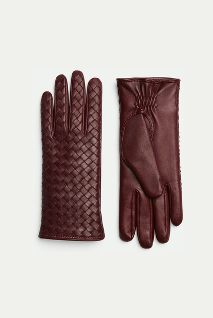 Heritage Leather Gloves Burgundy