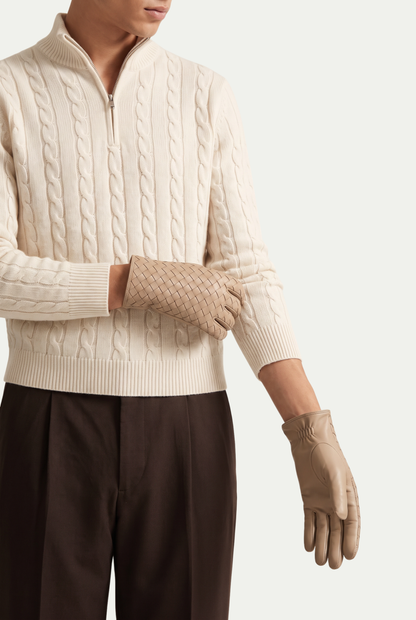 Heritage Leather Gloves Sand