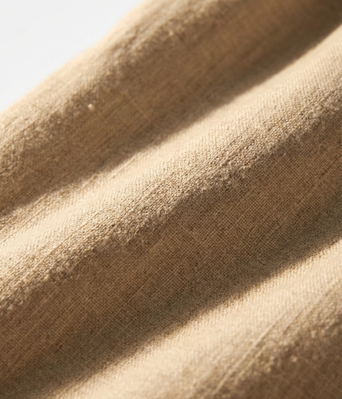 Beige Linen Trousers