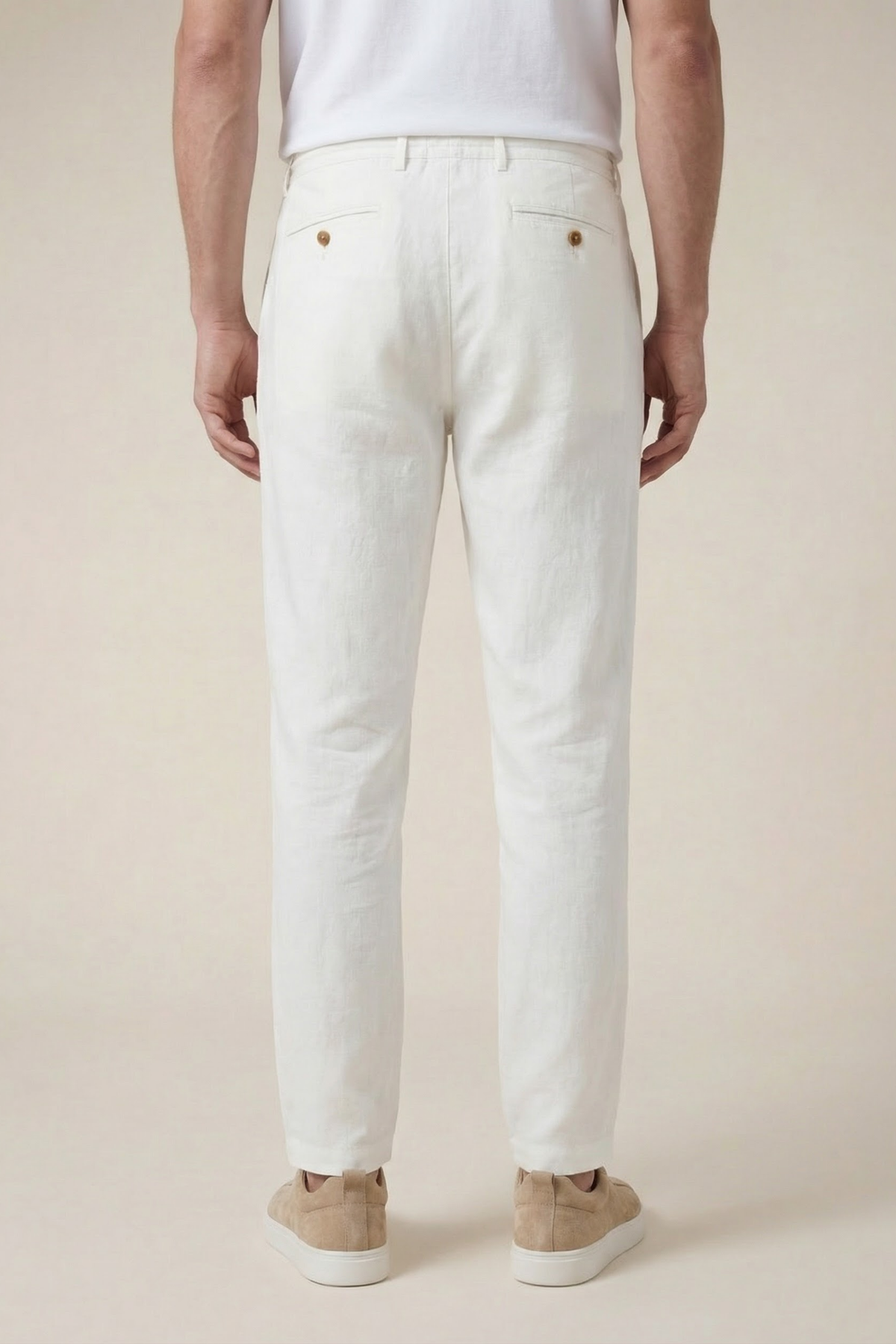 Amalfi Linen Trousers White