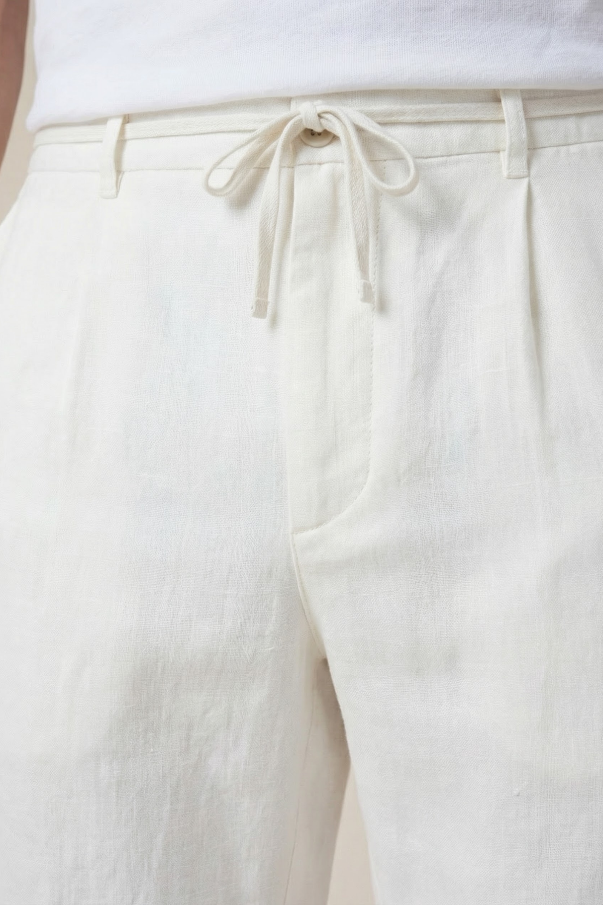 Amalfi Linen Trousers White