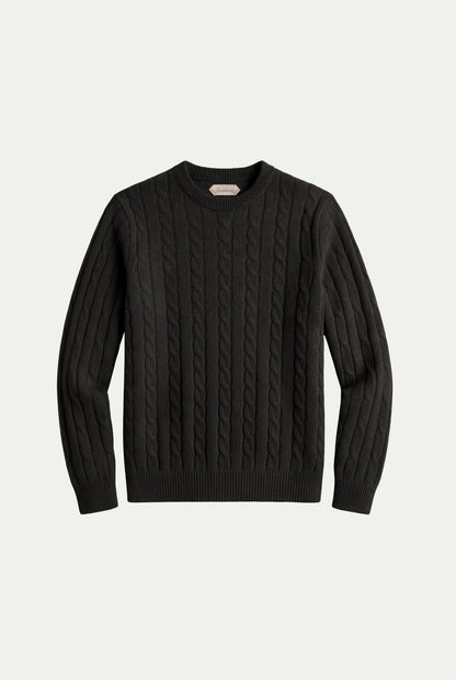 Como Cashmere Crewneck Black
