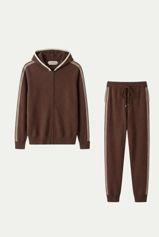 Capri Cashmere Set Brown