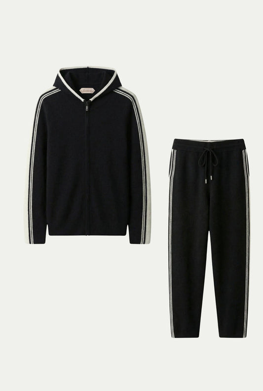 Capri Cashmere Set Black