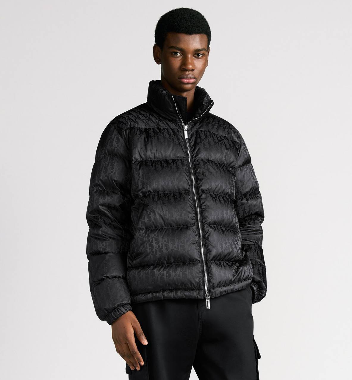 Oblique Hooded Jacket