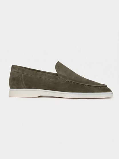 Olive Yacht Loafers