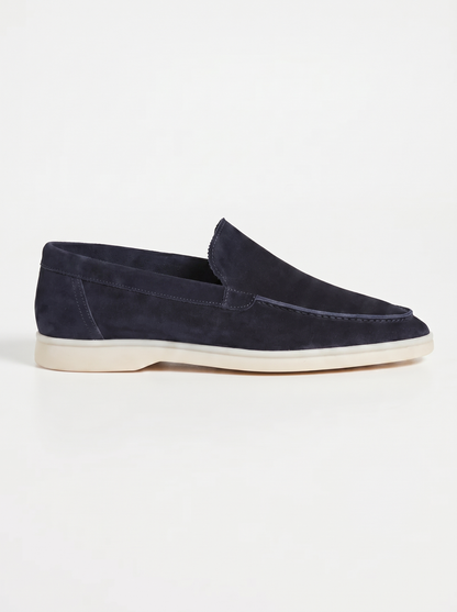 Navy Yacht Loafers